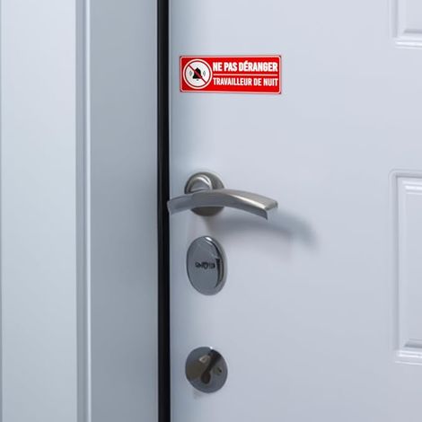 Do Not Disturb Stickers – Do Not Ring or Knock – Door Sticker (1/2)