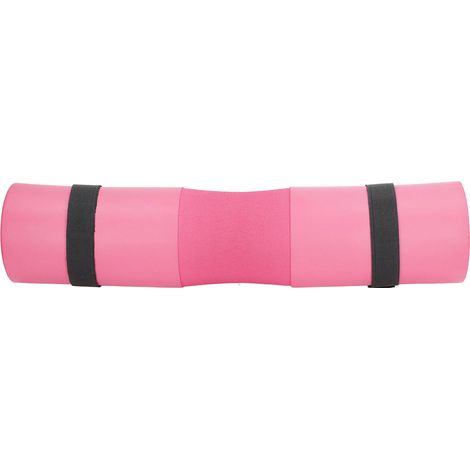 Squat Pad Barbell cou épaule support de protection pour squats fentes hanche poussées rose (1/5)