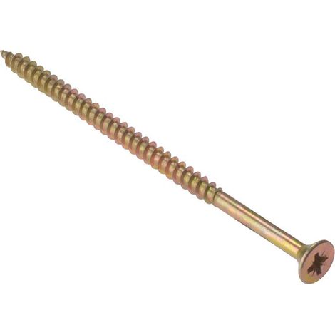 ForgeFix General Purpose Pozi Compatible Screw CSK TT ZP 4in x 12 Box 100 FORCSK412Z