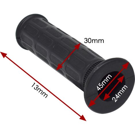 Rubber handlebar grips, anti-slip metal tube handlebar grips, silicone handlebar gloves, bicycle hand grips, 25mm diameter rubber grips (1/4)