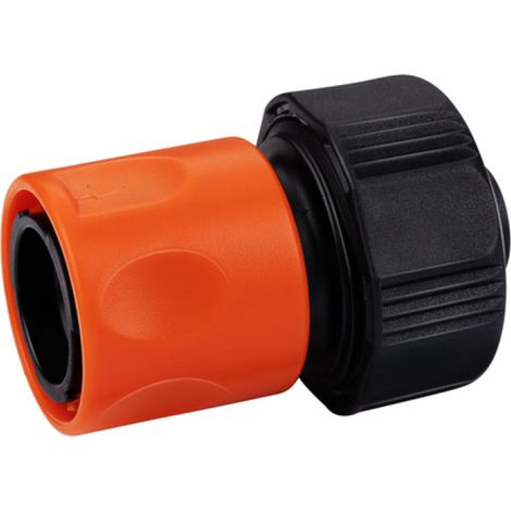 Black+Decker Schlauchverbinder Schnell 1/2'' - Ohne Wasserstopp - Kompakt (1/2)