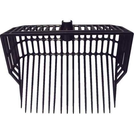 Fourche à fumier en polycarbonate avec bords renforcés (1/2)