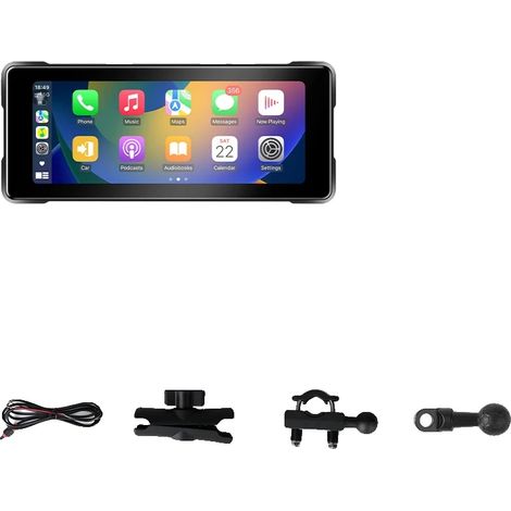 DVR de moto, connectivité sans fil, enregistrement à double caméra, Pas de caméra, Aucun (1/2)