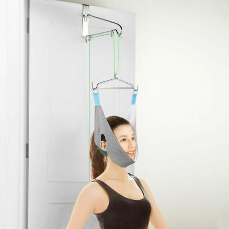 Dispositif De Traction Cervicale,Cadre de traction cervicale suspendu par porte d'instrument de traction cervicale de suspension,Corrigez votre posture (1/5)