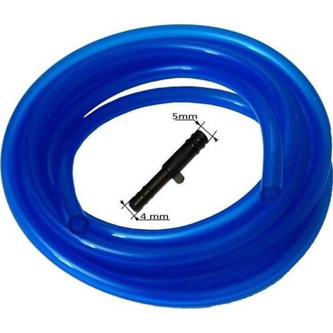 Kit Tuyau Lave Glace Long 2.50m 5mm + Reducteur 5 A 4 Mm