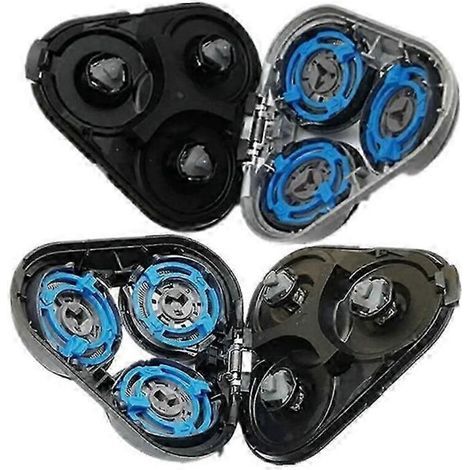 Tête de rasoir de rechange pour rasoirs électriques S5000, S5370, S5571, S5420, S5140, S5078, S5077, S5050 et S5082 - Noir (1/5)