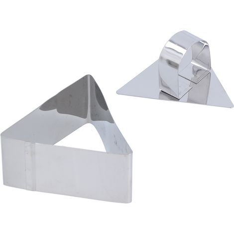 Moule à gâteau mousse en acier inoxydable, trancheuse, couteau de cuisine, plaque de cuisson, ustensiles de pâtisserie, accessoires pour salades, triangle de cuisson (1/5)