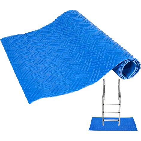 Tapis d'Échelle de Piscine - Texture Antidérapante - Matériau Découpable (1/5)