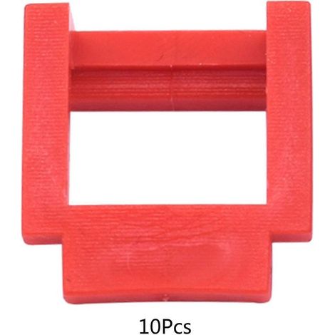 Support de carte graphique PCI-E x1 avec boucle de fixation (4 couleurs - Lot de 10 - Rouge) (1/4)