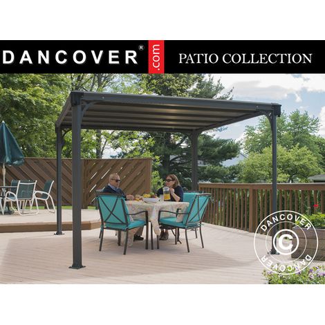 Gazebo Milano 3000, Palram/Canopia, 3.09x3.09x2.25 m, Grey - Dancover (1/2)