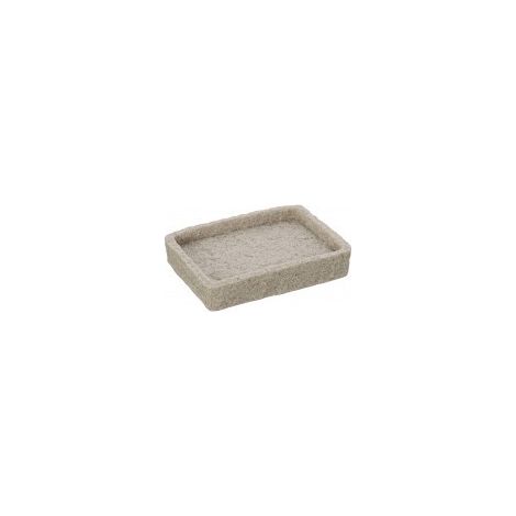 Porta sapone da appoggio Feridras serie sabbia beige