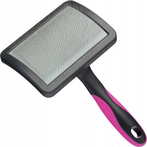 Cepillo suave grande Blovi - cepillo suave para caniches, perros y gatos, grande