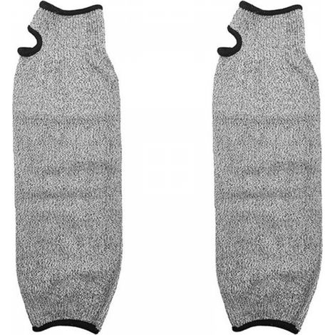 Manchon de protection pour bras, manchon pour bras de sécurité, Gants de travail à manches longues anti-abrasion résistant aux coupures HPPE pour jardin, cuisine et travaux agricoles (35cm) (1/5)