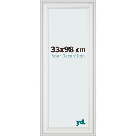 yd. - Cadre photo 33x98 - Blanc Patine - MDF - Lazio (1/5)