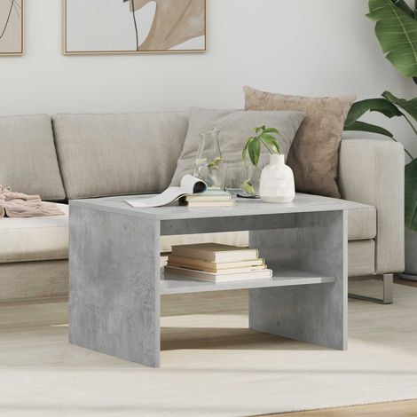 Couchtisch Beton Grau 60 x 50 x 40 cm Holzwerkstoff