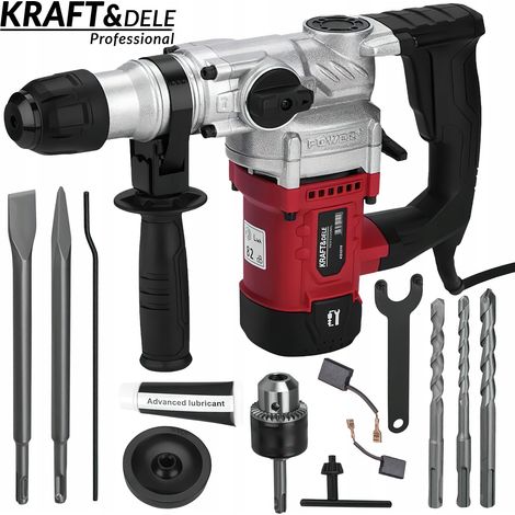 SDS-Plus-Schlagbohrmaschine 230 V 2800 W 6 J 4200 Schläge/min Kraft&Dele (1/5)