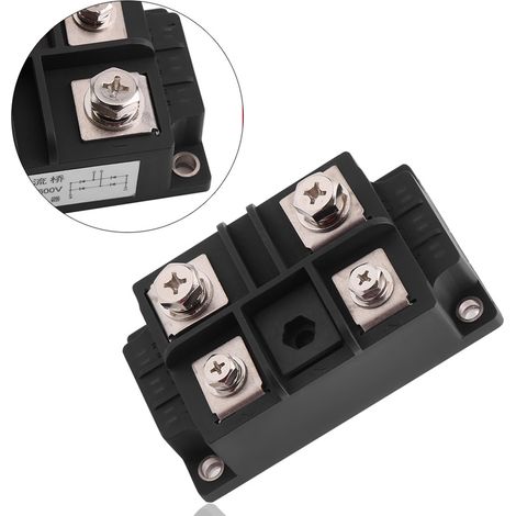 1 redresseur monophasé à pont de diodes 400 A 1600 V haute puissance 4 bornes (1/5)