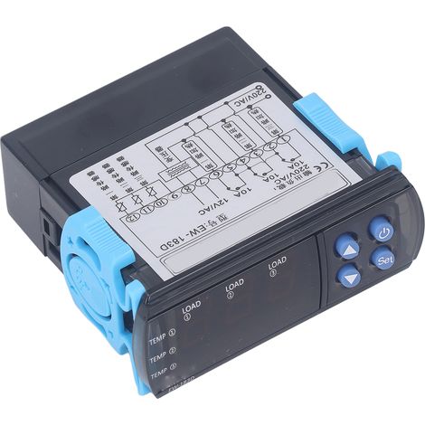 Temperaturregler mit 3 Ausgängen, Relais, Heizung, Thermostat, AC220V für Drucker und Fotomaschinen (1/5)