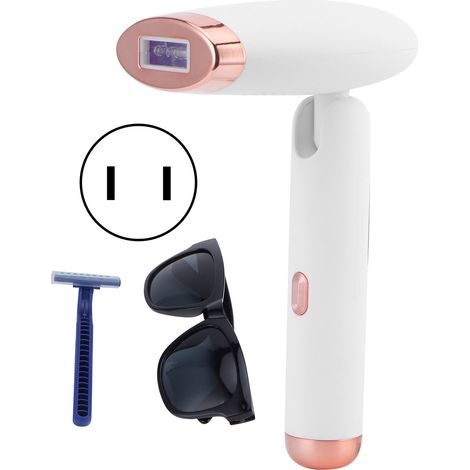 Épilateur laser pliant sans douleur 570‑1100NM, élimination des poils corporels, prise US 100‑240V, appareil électrique puissant (1/5)