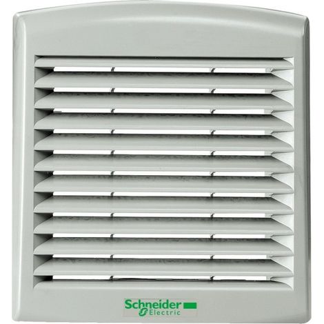 Schneider NSYCAG125LPF Ventilation grille with ClimaSys CA filter for cabinet - 125x125mm
