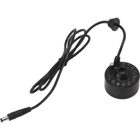 Brumisateur 12LED perles colorées, Interface DC 5V, fontaine d'eau à ultrasons étanche, brumisateur pour étang, fête d'halloween (1/5)