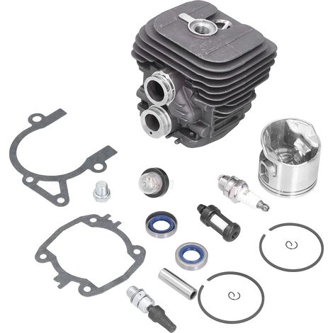 Kit de Cylindre, Joints D'assemblage de Piston de Cylindre de 50 Mm Kit de Soupape de Réduction de Pression de Filtre à Carburant 4238 020 1202 pour Scie à Tronçonner STIHL TS 410 420 (1/5)