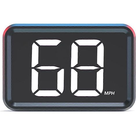 Compteur de vitesse numérique GPS HUD pour voiture (MPH) (1/5)