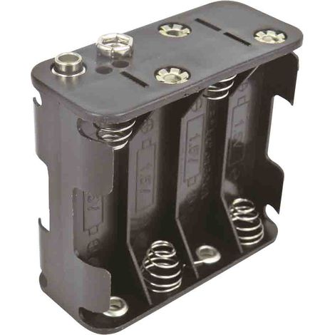 Porte-pile 8 x RS PRO AA, raccordement Montage rapide ( Prix pour 1 )