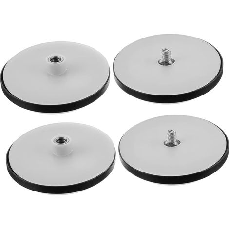de porte en verre ronde en acier inoxydable lot de 2 pour (1/5)