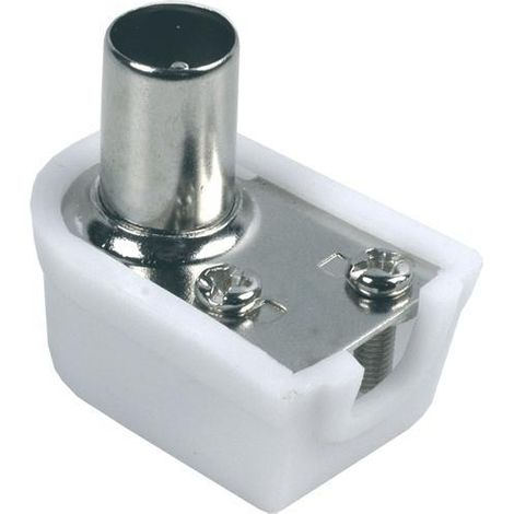 Spina Tv Coassiale a Squadra colore Bianco Maurer Conf 10 pezzi