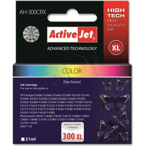 Activejet AH-300CRX cartucho de tinta 1 pieza(s) Compatible Alto rendimiento (XL) Cian, Magenta, Amarillo (1/2)