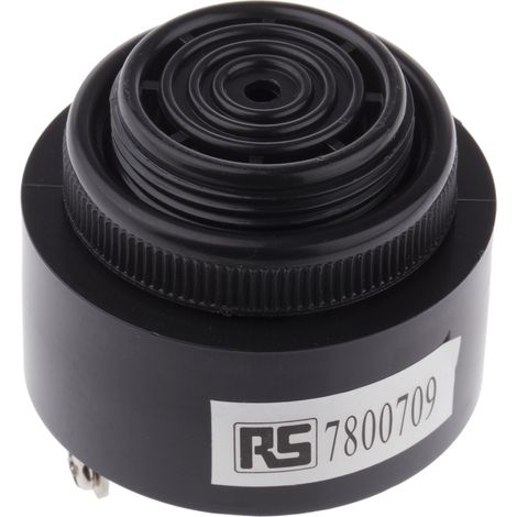 Buzzer piézo RS PRO 98dB Continu, 120V c.a. / V c.c. max, Montage panneau ( Prix pour 1 ) (1/2)