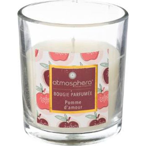 Bougie Parfumée en Verre "Neda" 110g Pomme d'Amour (1/2)