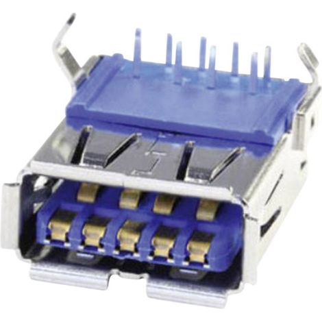 Einbaubuchse Bauform A USB 3.0 Buchse, Einbau horizontal U3BU1AN 1 Port U3BU1AN econ connect Inhalt: (1/2)