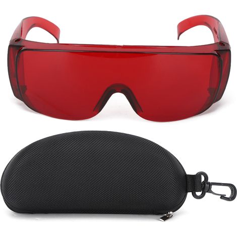 Lunettes de sécurité laser BACHIN, protection oculaire industrielle pour filtrage de lumière rouge, accessoire anti-éblouissement. (1/5)