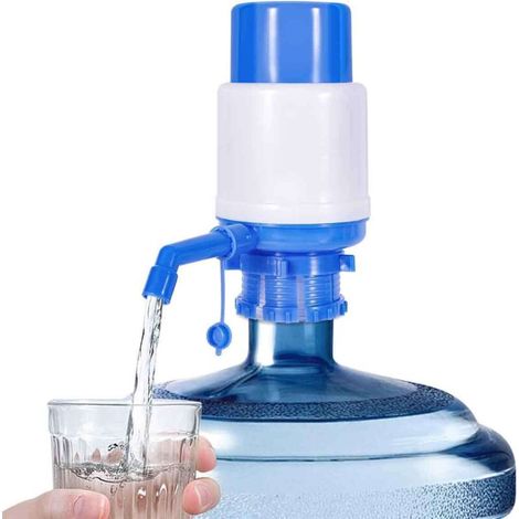 Distributeur Pompe eau Universal bouteille bidon 5L, 8L, 10L, 2.5L anti goutte, adaptable, manuel Camping, école, bureau, maison (1/5)