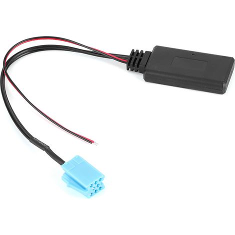 Adaptateur Bluetooth 8 broches pour autoradio Blaupunkt, module câble AUX ligne audio, accessoire voiture, compatible stéréo, kit main libre (1/5)