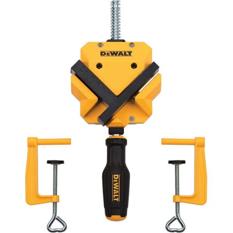DeWALT - Sargento rectangular con mordazas para mesa, fuerza de sujeción 113 kg DWHT83853-0 (1/2)