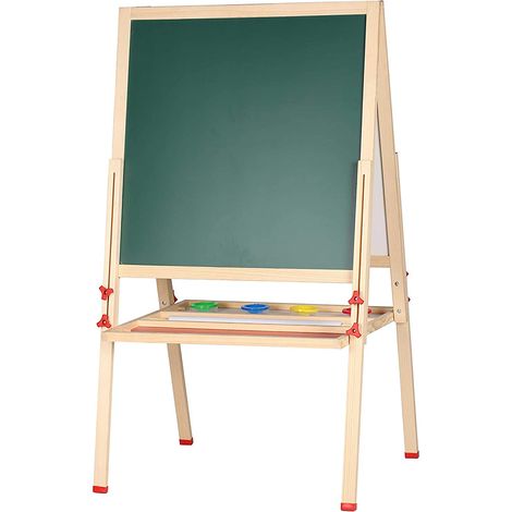 Tableau de peinture pour enfants bois tableau d'écriture avec craie et aimant