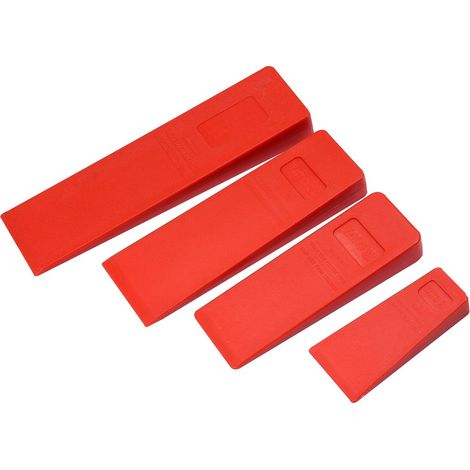 Holzspaltkeile Spaltkeile Fällkeile Scheitkeil Hammerkeil Treibkeil Kunststoff 4er-Set Nachsetzkeil (1/5)