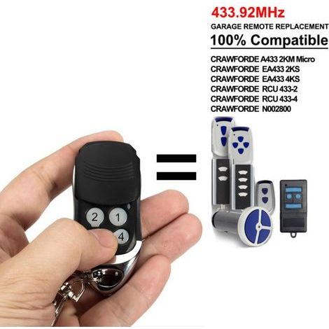 Télécommande et récepteur pour porte de garage, accessoire de commande automatique (1/5)