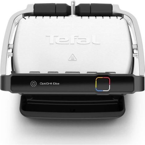 griglia per carne 2000w 600cm² acciaio inox/nero - GC750D12 - Tefal (1/5)