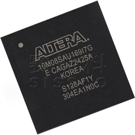 10M08SAU169I7G Electronic component IC, 5 electronic components/chips, 5 units shipped.