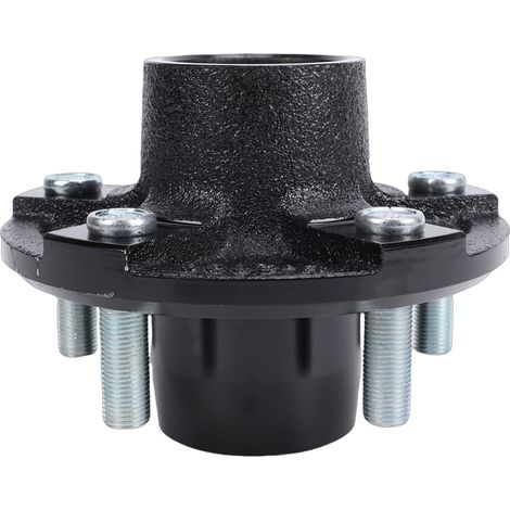 Kit de moyeu d'essieu de remorque, 2 jeux de 2000lb, 5 sur cosse circulaire de boulons de 4,5 pouces pour broche droite de 1 pouce et 1-1/16 pouces (1/5)