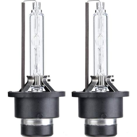 Ampoules xénon D2S 35W 85V AC HID 6000K blanc froid 3800 lumens Installation plug and play Lot de 2 - P32d-3 (1/4)