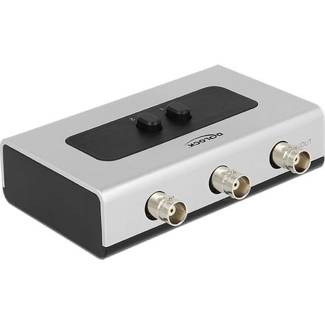 BNC Switch Delock 2 Eingänge - 1 Ausgang bidirektional (87669) (1/3)