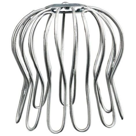 Grille de protection de gouttière en fil galvanisé à chaud (75 mm à 85 mm de diamètre) – Filtre de gouttière – Filtre à feuilles (Paquet de 4) (1/3)