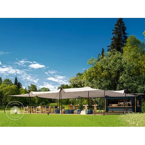 TOOLPORT Tienda Stretch Professional 9x12 m con estructura de aluminio impermeable para eventos y usos exteriores (1/5)