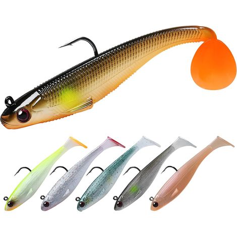 (A) Leurres souples pour la pêche à la carpe, au brochet, à la truite, à la perche, au swimbait avec Ult (1/5)