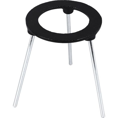 Trépied à feu ouvert, Support de brûleur de lampe Bunsen, Support en fonte pour expérience chimique (1/5)